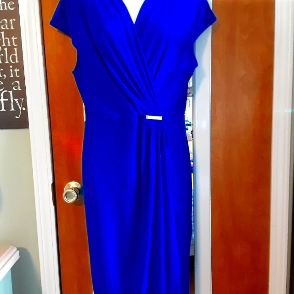 PXL ROYAL BLUE DRESS NWT